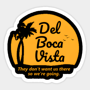 Seinfeld Del Boca Vista Retiret Community Sticker